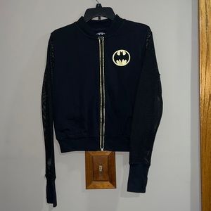 Black Batman Zip Up